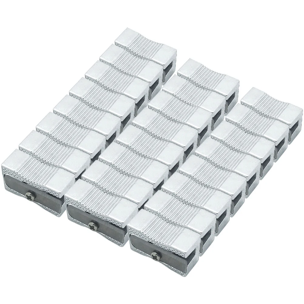 

24Pcs Metal Reusable Sharpeners Manual Sharpeners for School Friends Students Decorate