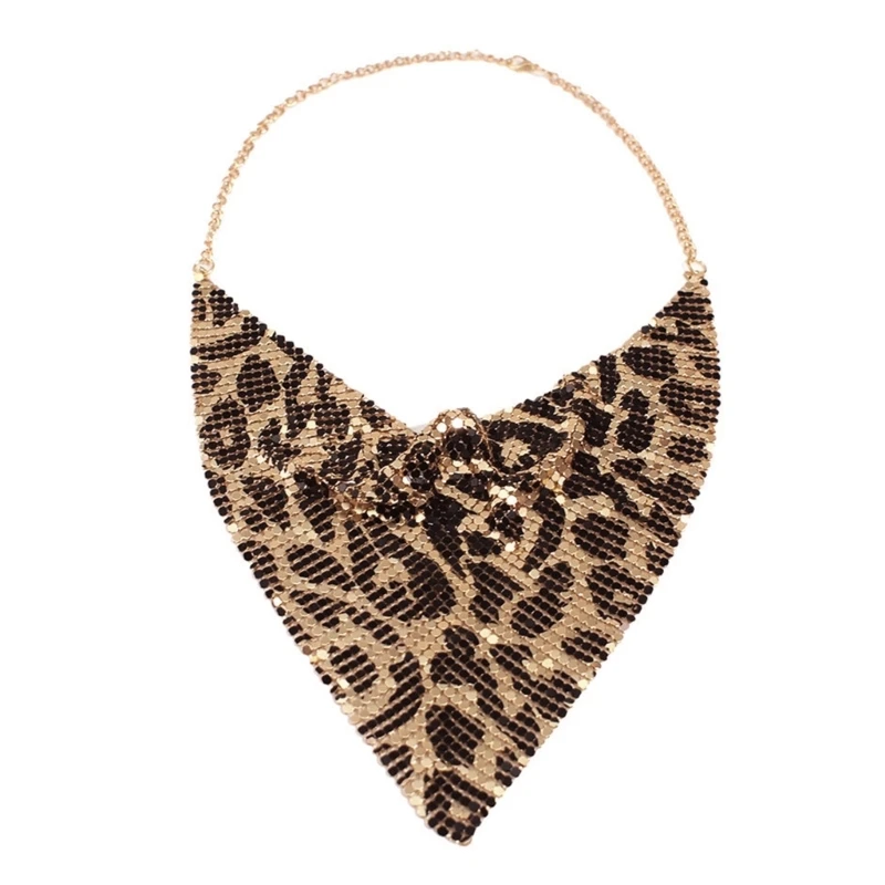 Женский треугольный воротник с блестками для выпускного вечера церковного