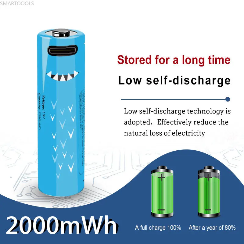 Оригинальный перезаряжаемый никель-Цинковый аккумулятор 1 5 в AA С МВт/ч и USB