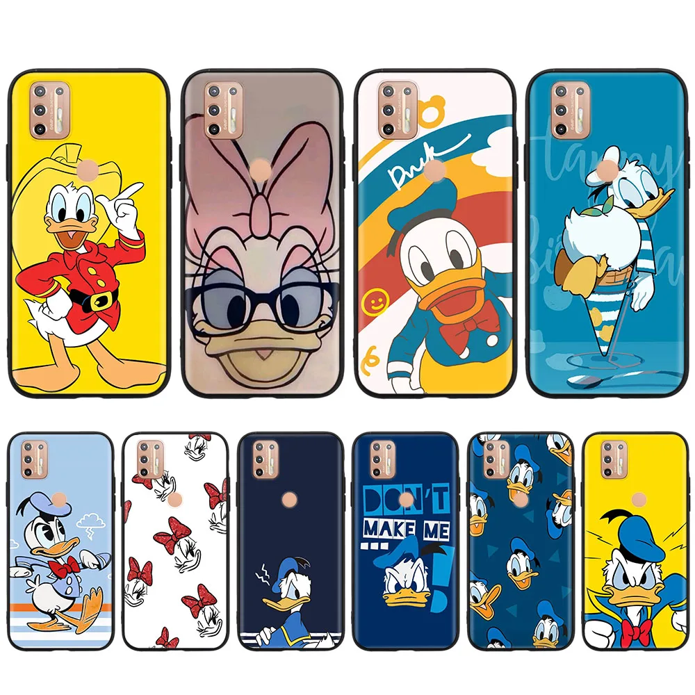 

Donald Duck Black Case for iPhone 8 7 Plus 6 6S 5 5S SE X XR XS 11 Pro Max