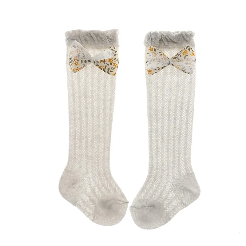 Длинные чулки для маленьких девочек ультратонкие сетчатые прозрачные милые