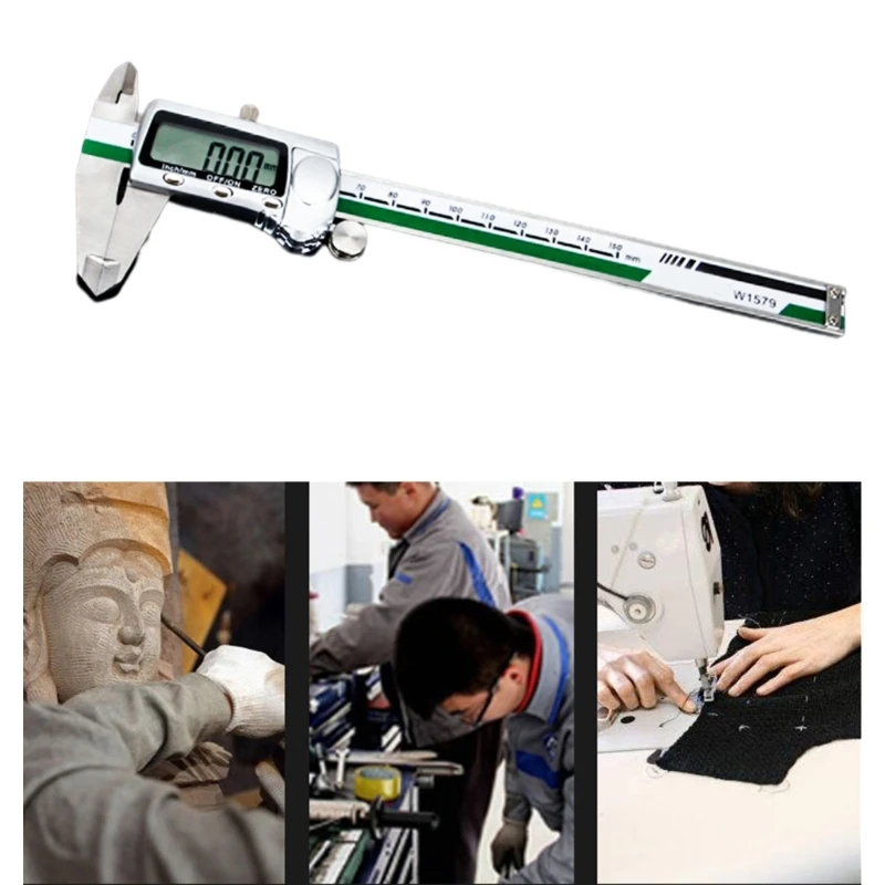 

0-150mm Electronic Digital Caliper Vernier Caliper Gauges Pachometer Caliper
