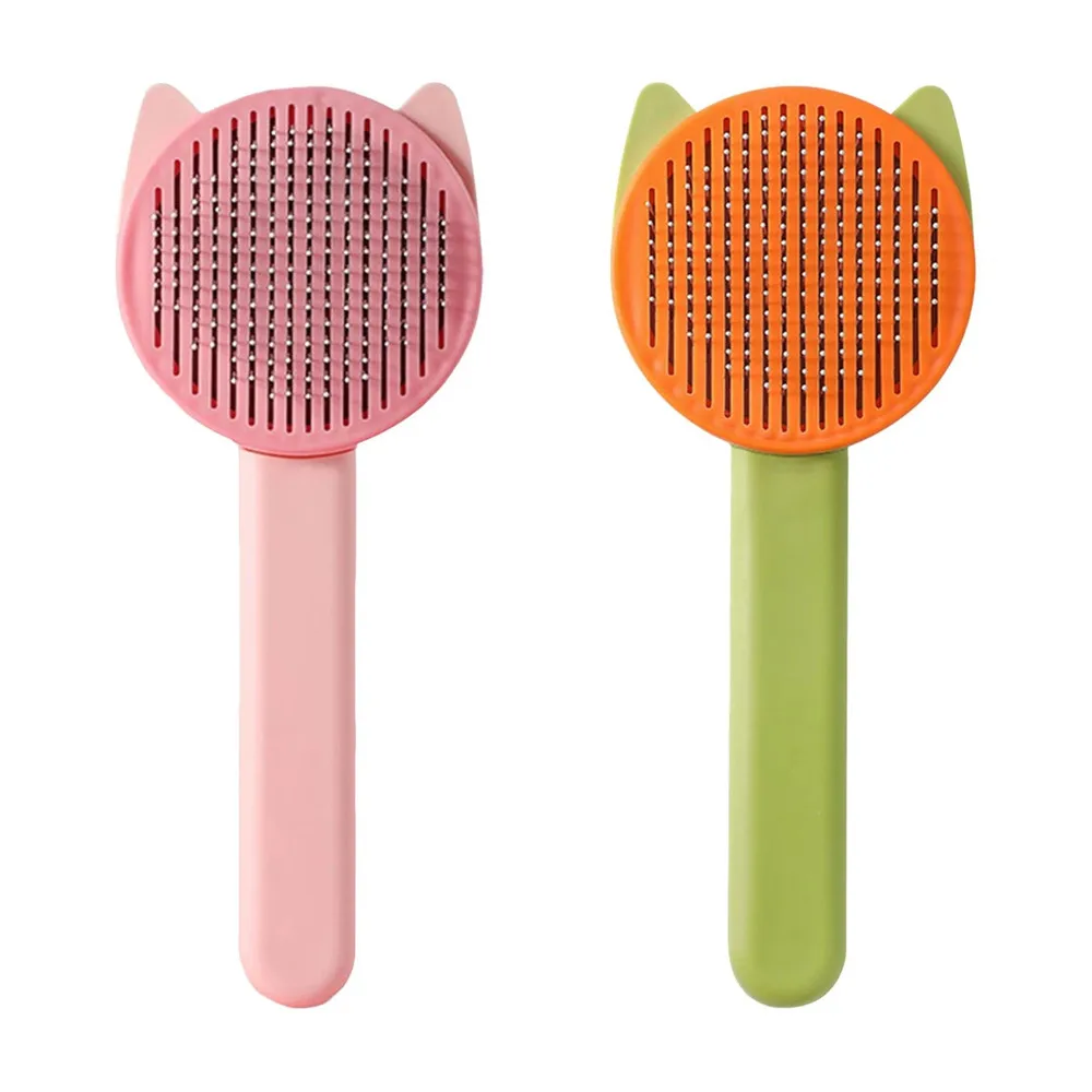 

Pet Cat Brush Dog Comb Remove Loose Undercoat Pet Cleaning Slicker Brush Pet Cat Hair Remover Pet Cat Grooming Comb Pet Supplies