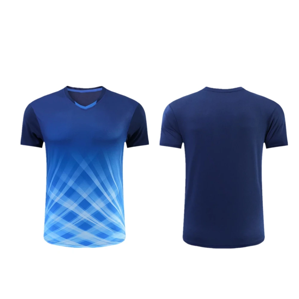 

High Quality Table Tennis Training Short Sleeve Men's Summer New Quick-Drying Breathable T-Shirt Fashion Crew-Neck Clothing