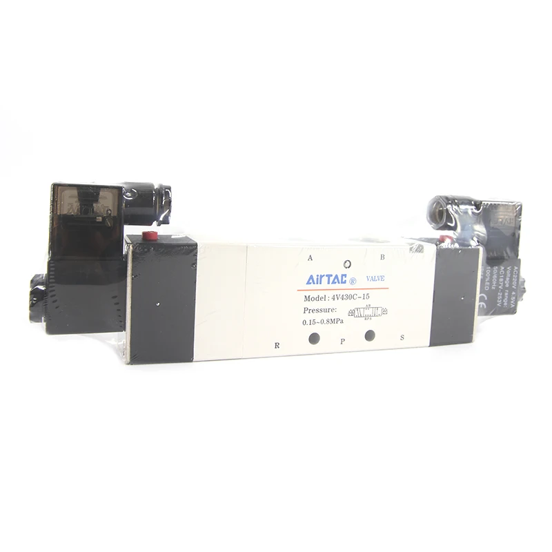 Электромагнитный клапан AIRTAC 24 В 220 4V430C/E/P-15