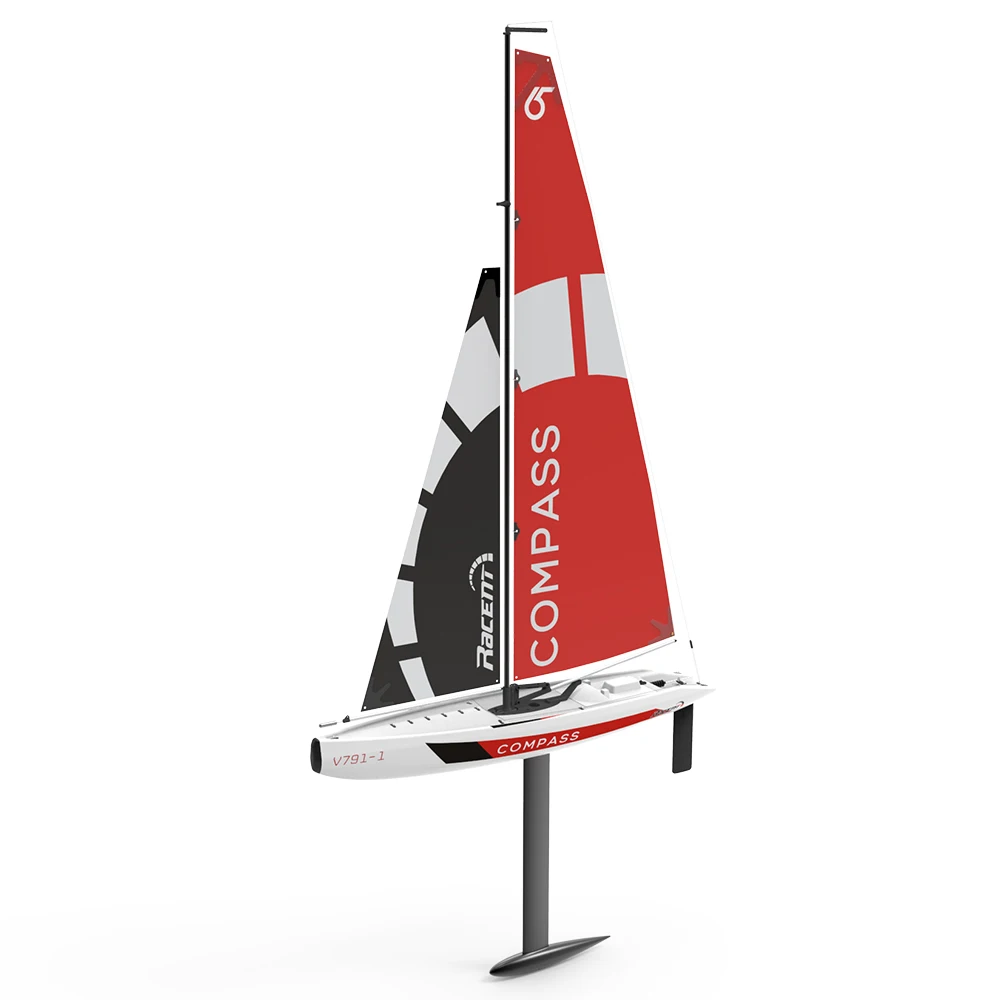 

remote control sailboats COMPASS 650mm ABS body plastic rc sailboat RTR without battery rc boats