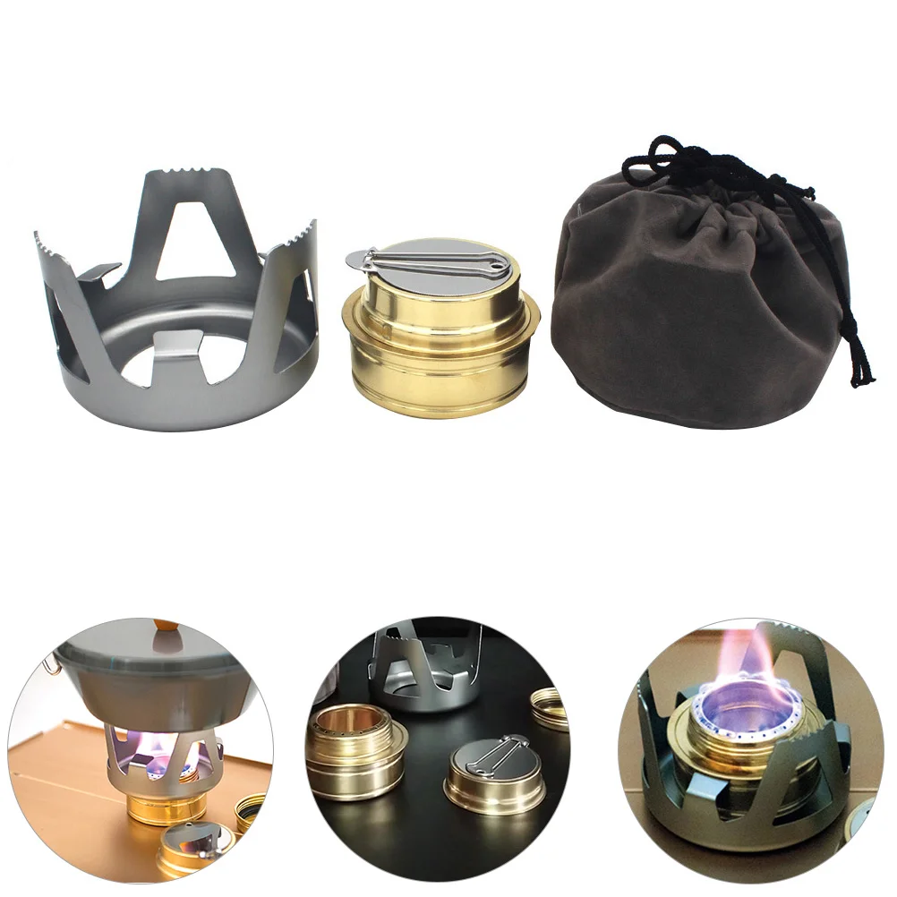 

Stove Gas Mini Camping Cooker Portable Picnic Outdoor Holder Pan Cassette Cookware Pocket Furnace Fuel Camp Hiking Burner