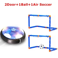 Air Power Hovering Soccer Ball Set USB Rechargeable LED Flashing Floating Air Football Kids Home Games Football Toys Soccer Goal