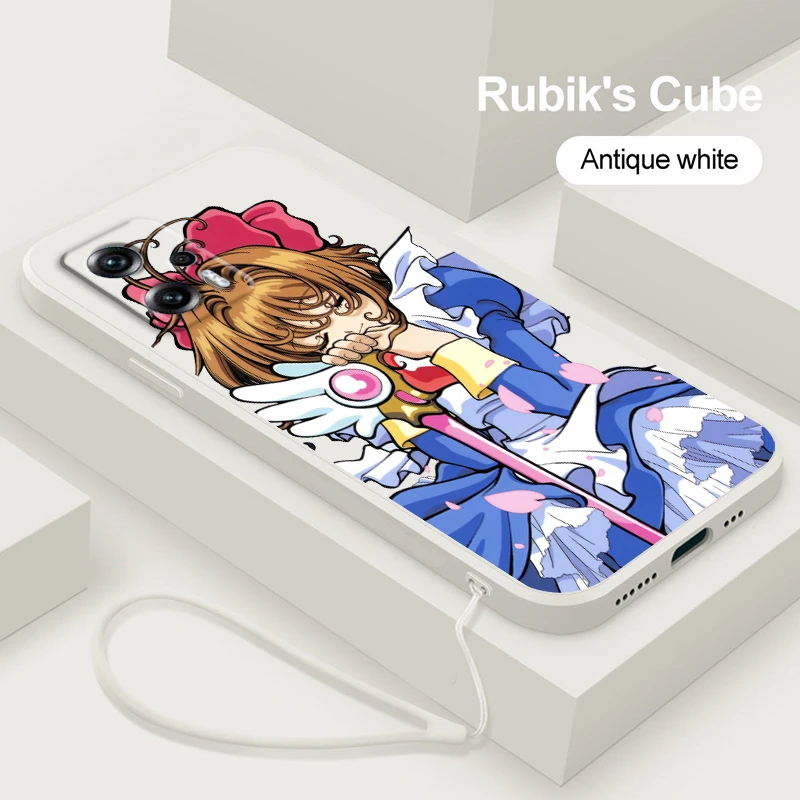 

Card captor Sakura Liquid Rope Phone Case For Xiaomi Redmi Note 12 10 11 9 Pro Plus Speed Trubo 11S 11T 10S 9T 5G