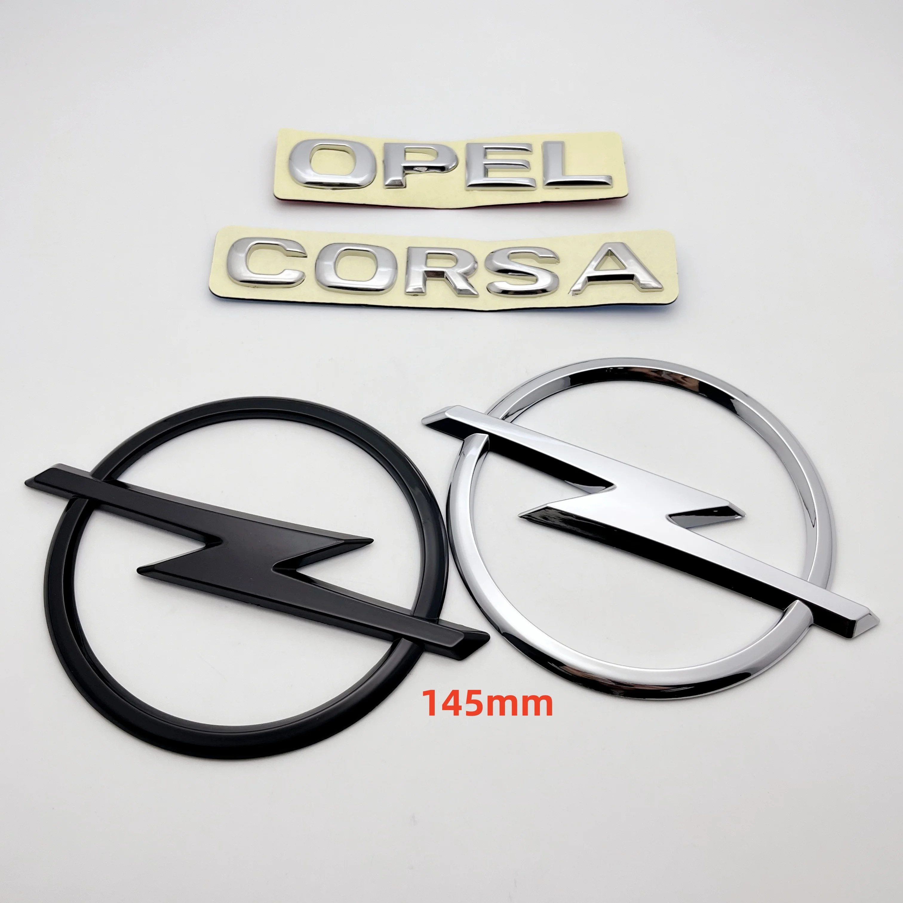 1 шт./компл. 3D ABS Opel CORSA автомобильные буквы подходят для капота передний капот