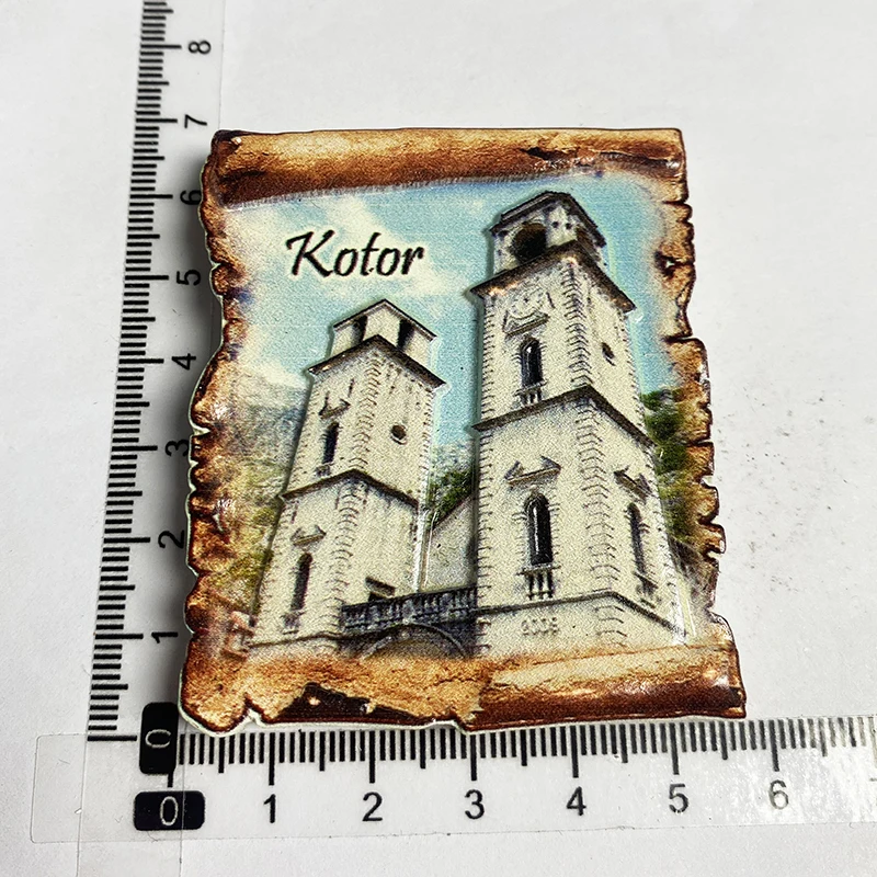 Сувениры Kotor Architecture World для культурного туризма украшения кухни и дома 3D
