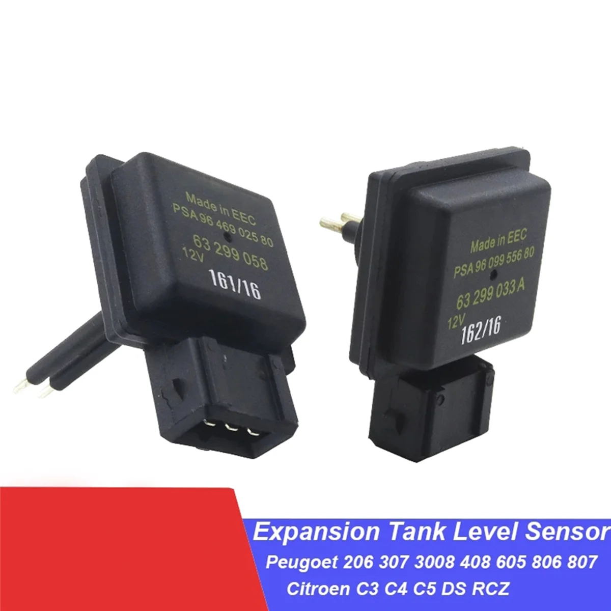 2X 1306F 0 Датчик уровня охлаждающей воды для Peugeot 207 3008 408 508 RCZ Citroen C3 C4 C5 DS длинный