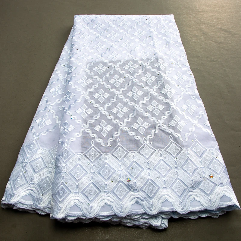 Африканская нигерийская хлопчатобумажная кружевная ткань 2023