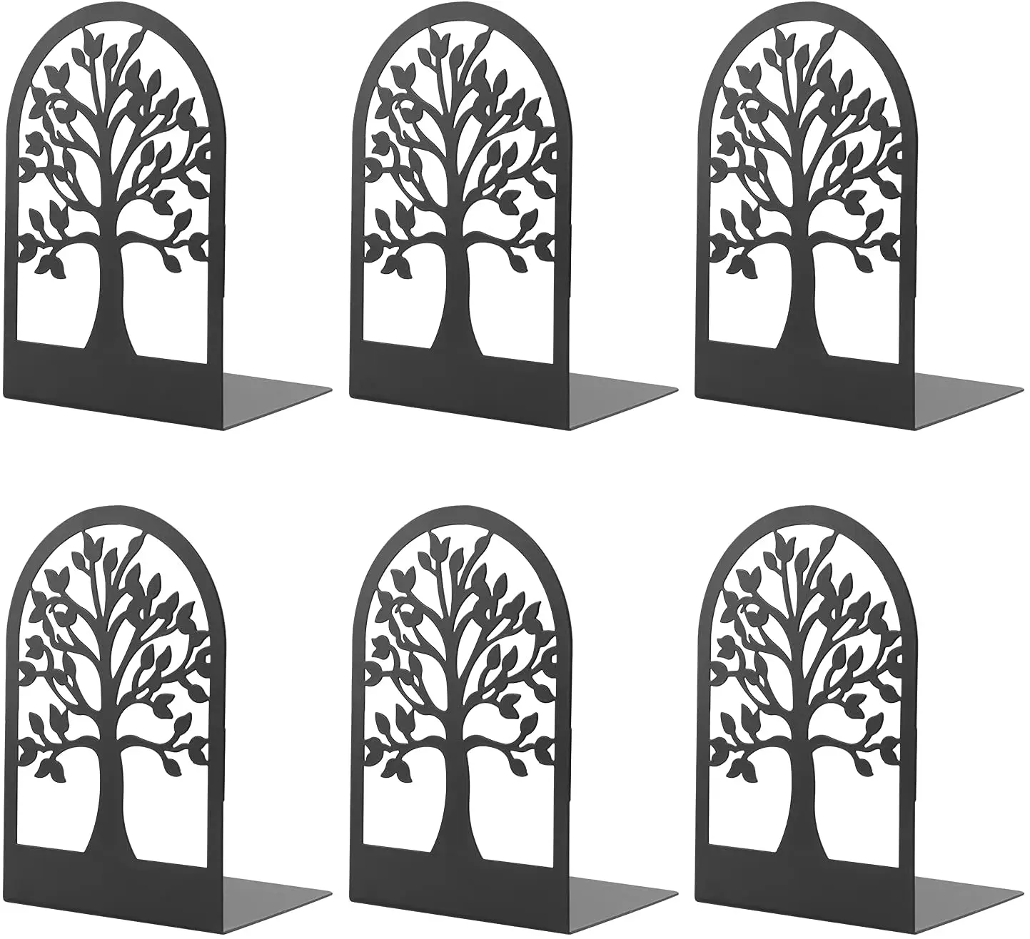 

Metal Book Ends Office&School Home Decorative(3 Pairs)