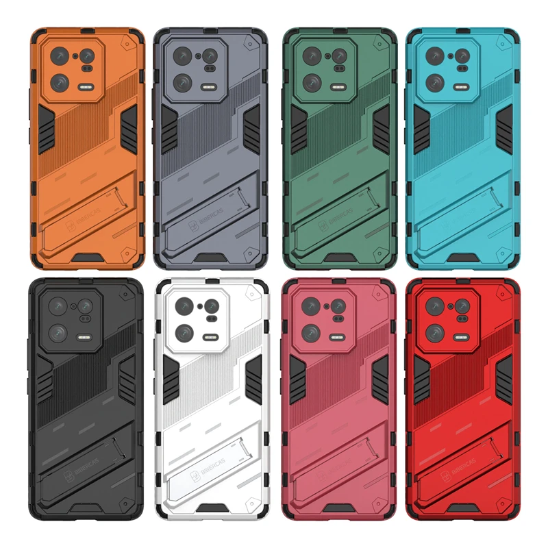For Xiaomi Mi 13 Pro Cover For Mi 13 Pro Capas PC Shockproof Back Armor Phone Bumper Kickstand Shockproof For Fundas Mi 13 Pro