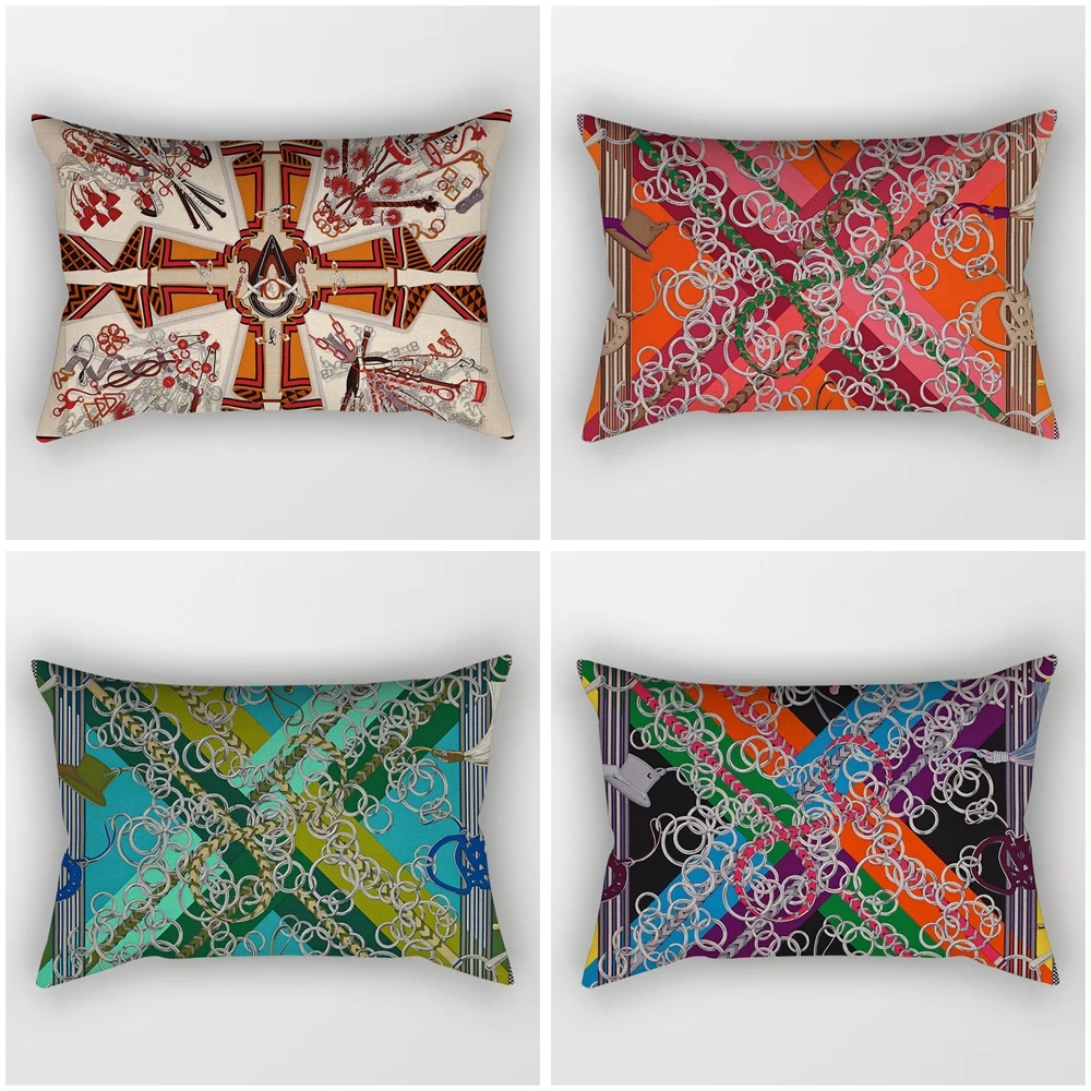 

Декоративный чехол для диванной подушки в скандинавском стиле, 40x60 см