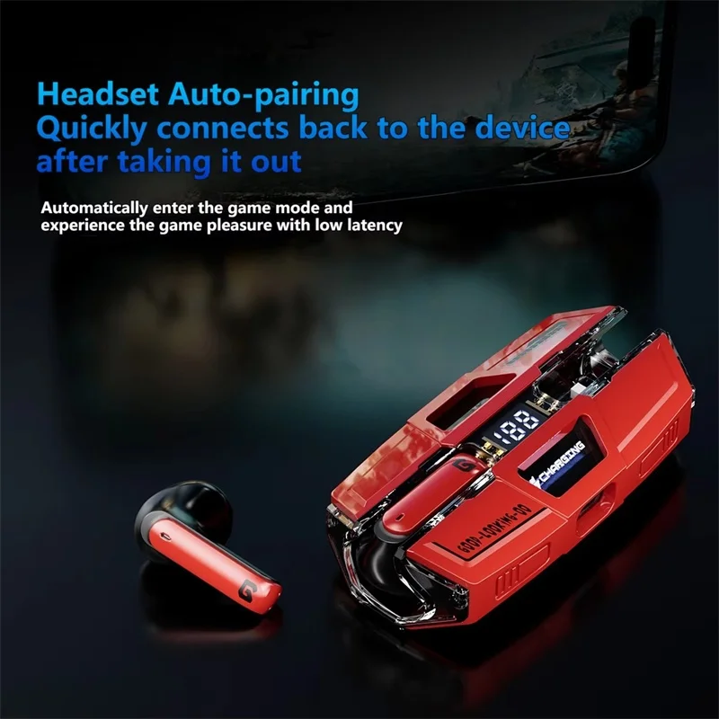 Новинка 2025 года 3500 мАч Bluetooth 5 3 наушники TWS беспроводная HIFI стереогарнитура с