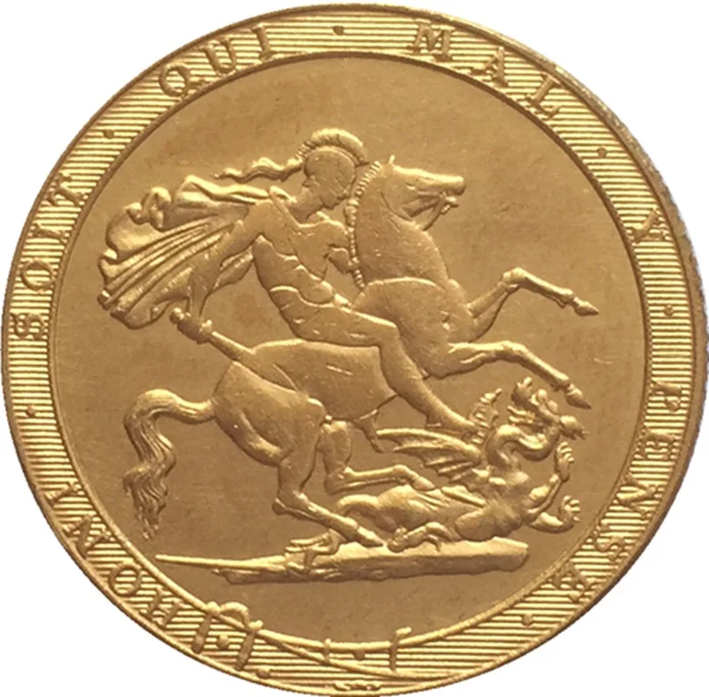 

Позолоченная монета George III из чистой меди, коллекция серебряных монет в античном стиле, памятная монета