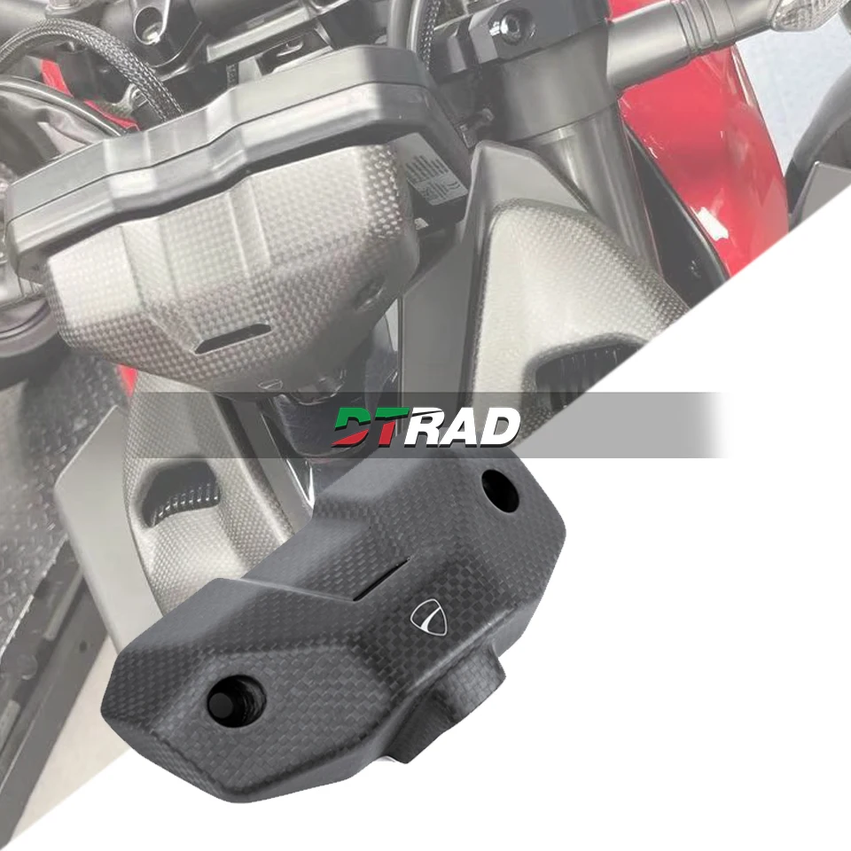 Motorcycle Full Carbon fiber Instrument Cover Dashboard Case For DUCATI Streetfighter V4 V4S 2018-