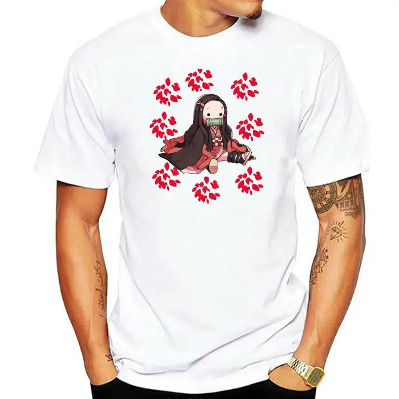 

Slayer Demon Anime Tshirt Kawaii Cute Nezuko Kanjiro Black T Shirt M Xxxl