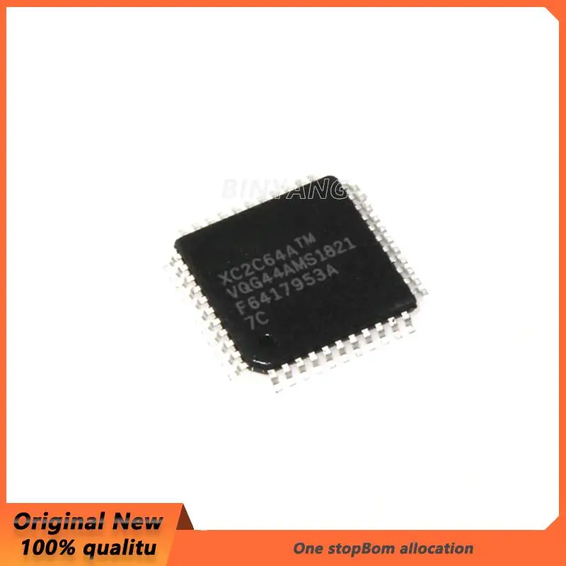 (1-10piece)100% New XC2C64A-7VQG44C XC2C64A QFP-44 Chipset