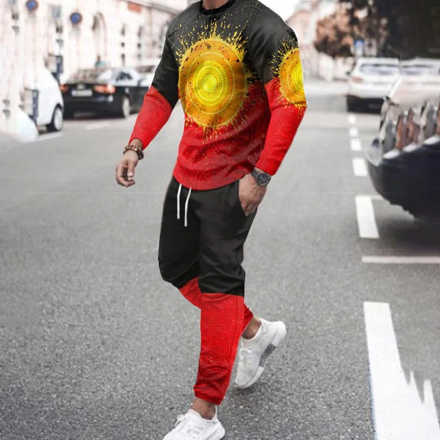 Mens Brand Sweatshirt Sport Joggers Sweatpants Suit Male Tracksuit Men 2 Piece Set Sweatershirt Pant Closure Type Style Material