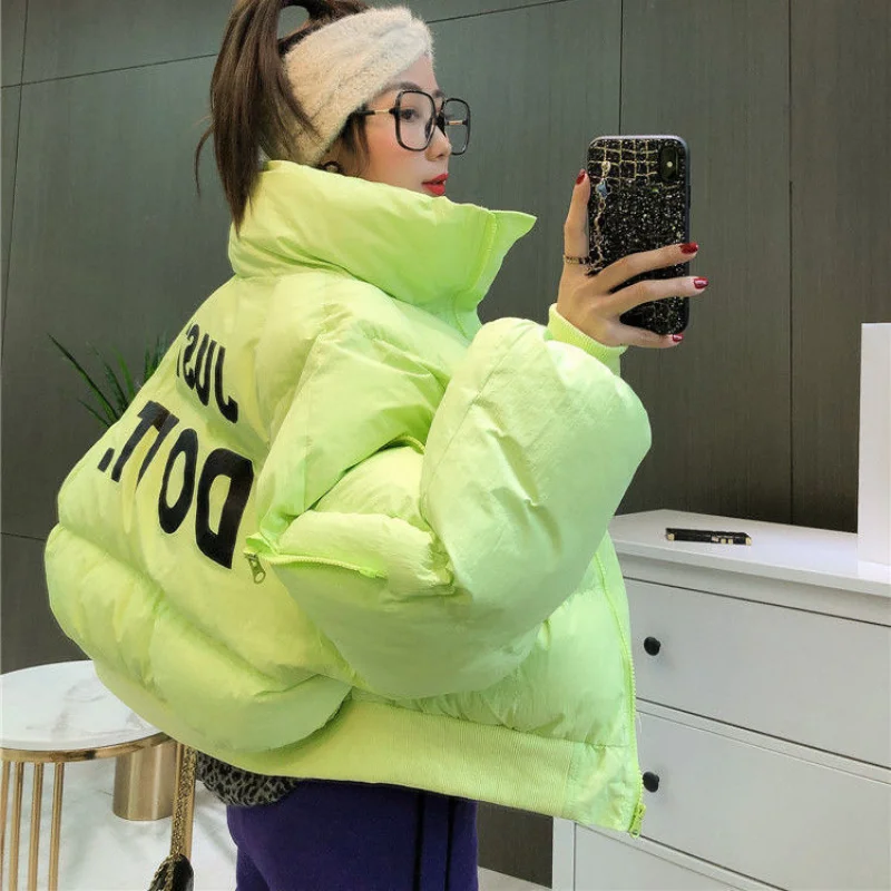 New Winter Coat for Women Bread Jacket Warm Fashion Cotton-padded Jackets Parka Females Korean Short Tops Basic Eco-friendly