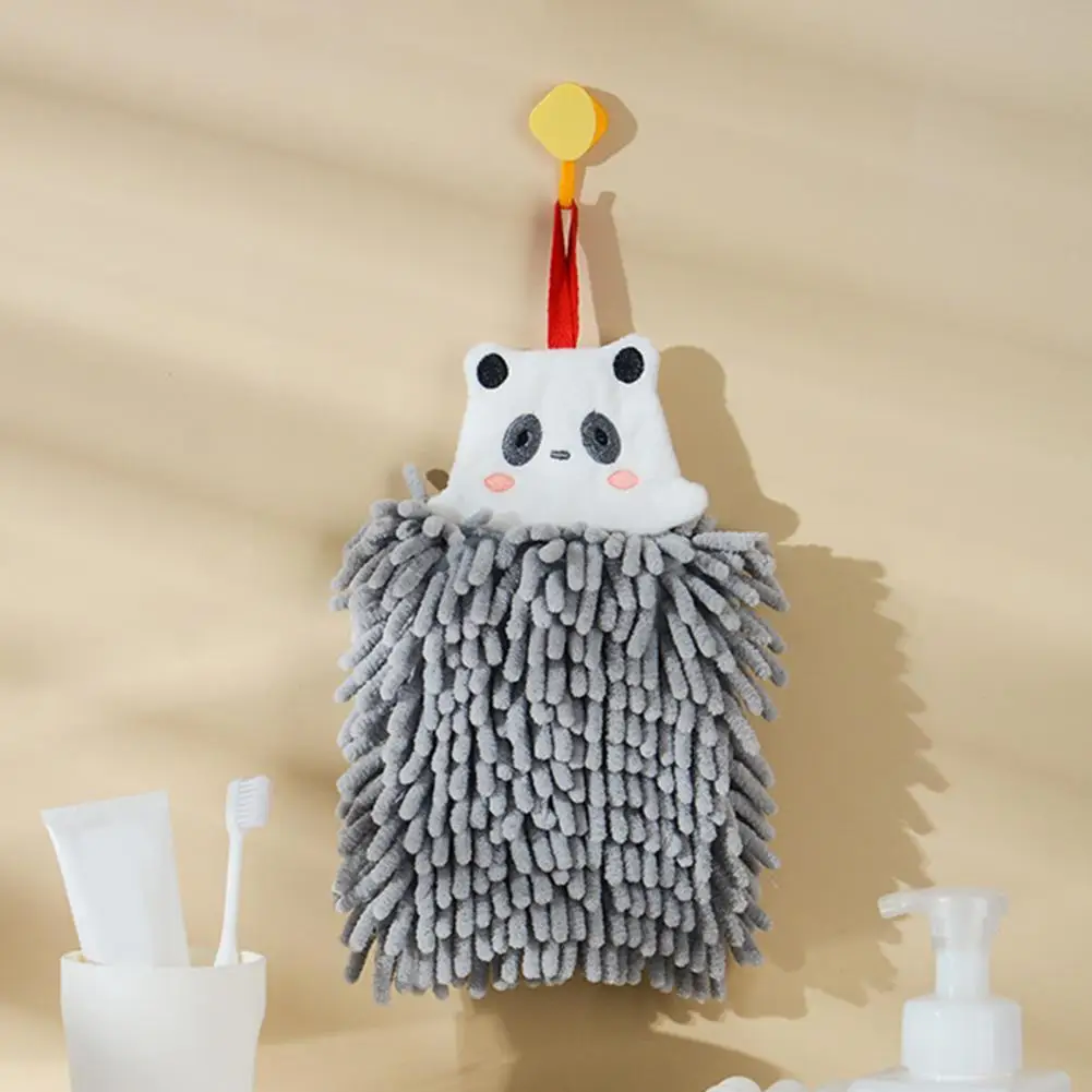 

Bath Towel Shrink-resistant Hand Towel Fast Dry Cartoon Hanging Towel