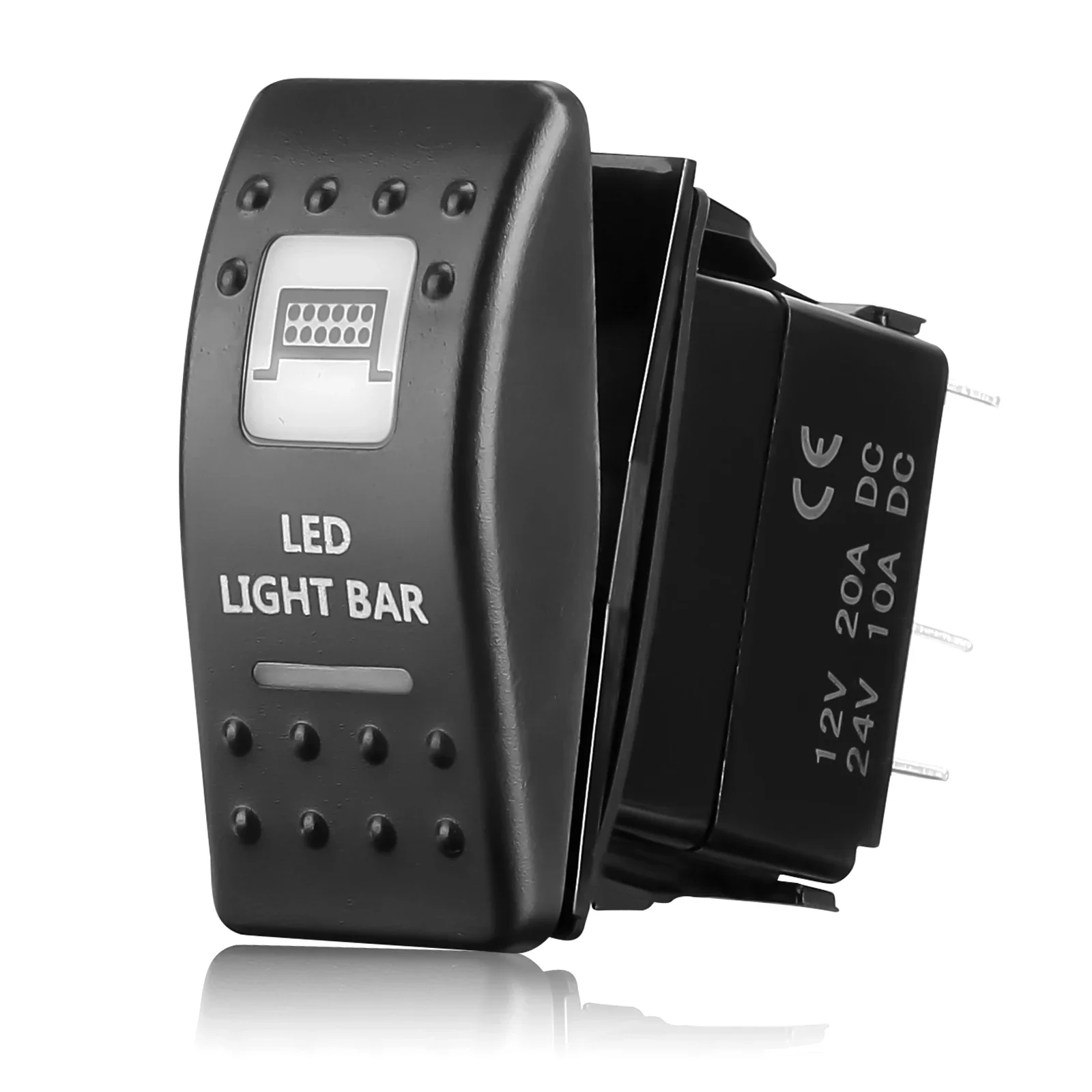 

KEMiMOTO для Can Am Maverick Commander Кулисный переключатель с подсветкой LED WINCH Задние передние фонари Светодиодный светильник с рожком UTV для Yamaha