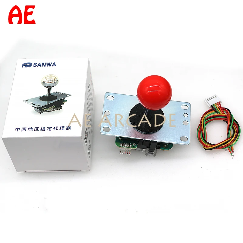 Оригинальный японский джойстик Sanwa файтинговый рокер с Topball 5-контактный провод