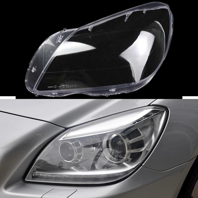 

Налобный фсветильник рь для Mercedes-Benz W172 SLK-Class 2011-2015, прозрачная накладка на лампу, сменный абажур