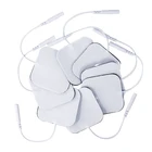 50100 шт. стимулятор нервных мышц цифровой ФИЗИОТЕРАПЕВТИЧЕСКИЙ импульсный массажер 5x5 см 2 мм разъем многоразовые электроды десятки электродные подушечки