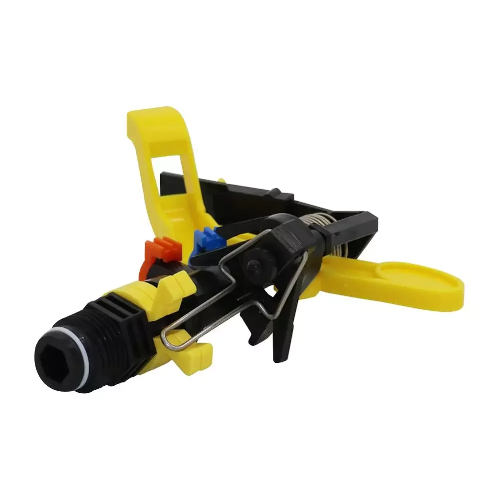 

Pc Double outlet Rocker nozzle 360 degrees rotary jet nozzle Agricultural garden Irrigation Sprinklers with 1/2" male thread