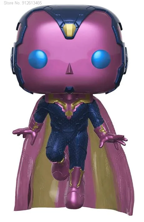 

Popular Hero Character Model In Bandai Marvel Avengers Vision 307 Hot Topic Exc 10cm Vinyl Figure Collection Model Toys