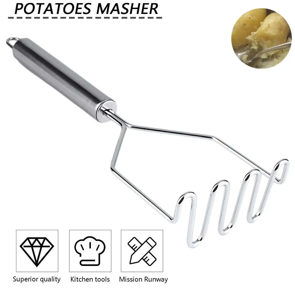 Новинка 2018 многофункциональная давилка из нержавеющей стали для картофеля форма
