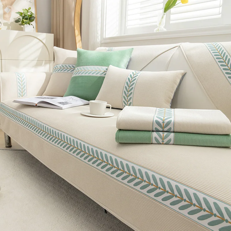 

2021 New Four Season Simple Home Universal Non slip Sofa Cover