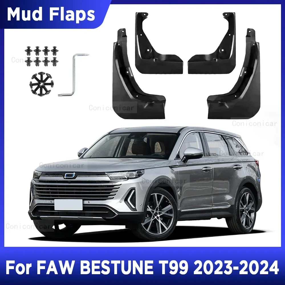 

4 шт., брызговики для FAW BESTUNE T99 2021-2024