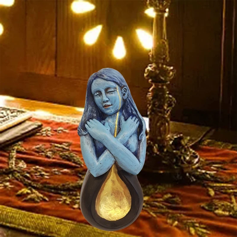 Самолюбимая и самовосстанавливающаяся Скульптура Богини из смолы