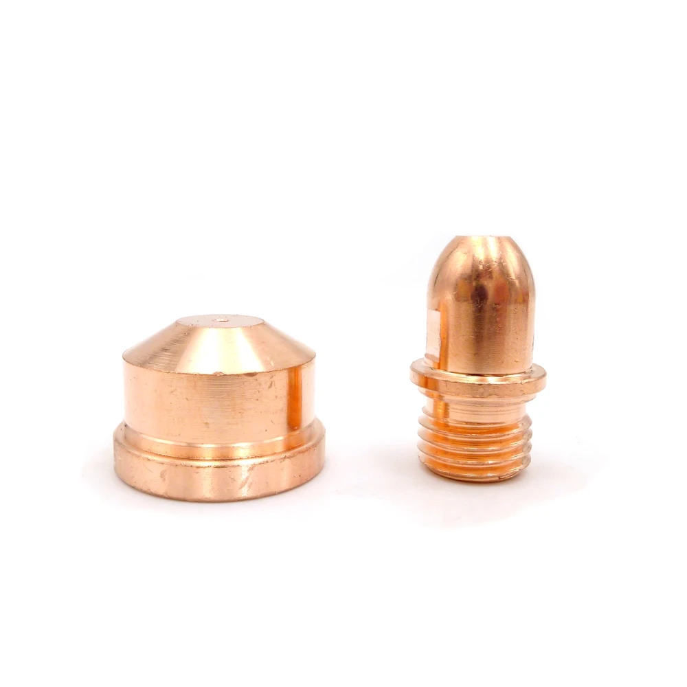 A141 A101 Trafimet Plasma Cutting Torch Consumables Parts Tip PD0101 ( 1.1 /1.4 /1.7 /1.9mm ) & Electrode Hafnium PR0101 100PCS