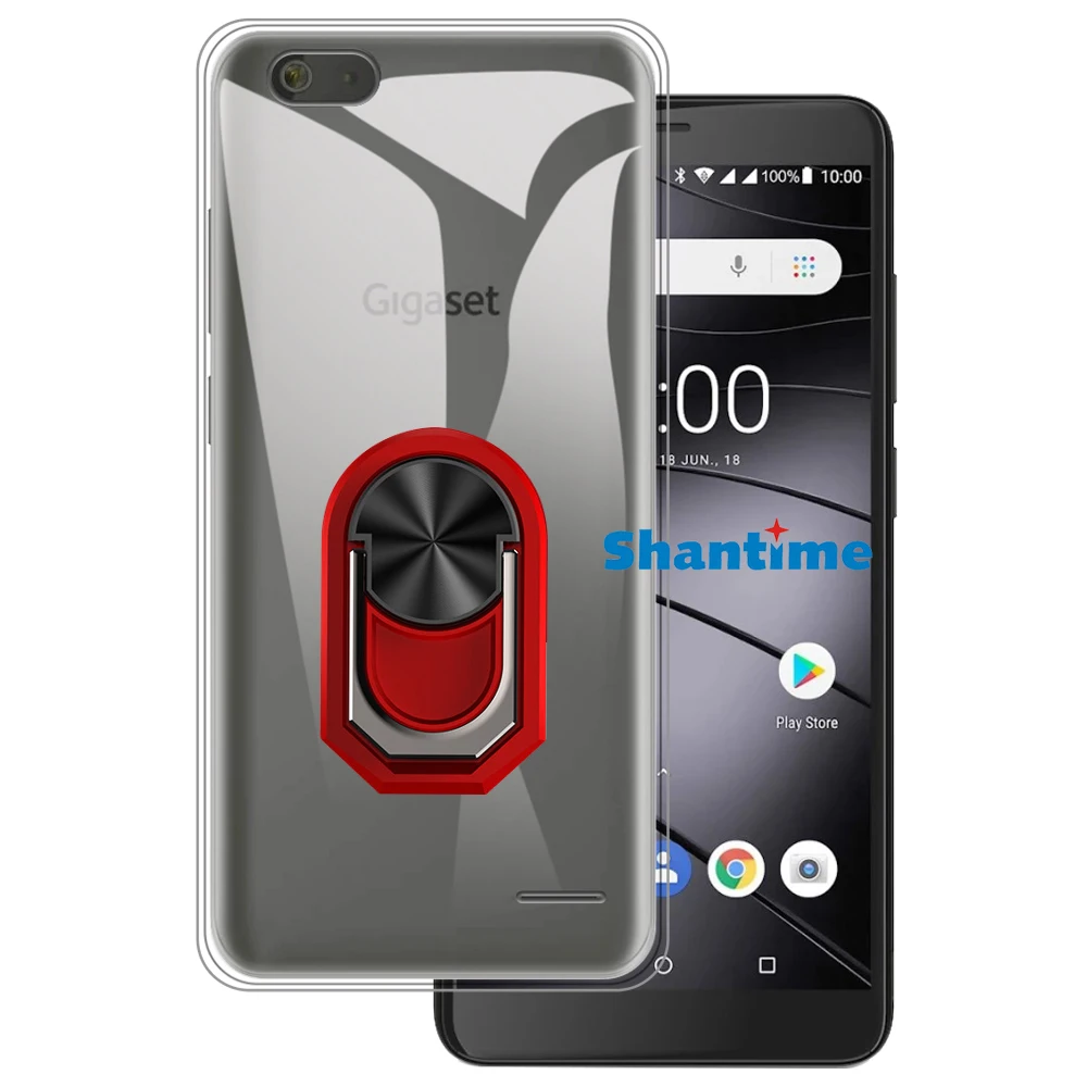 Роскошный противоударный кольцевой держатель для Gigaset GS100 чехол мягкий