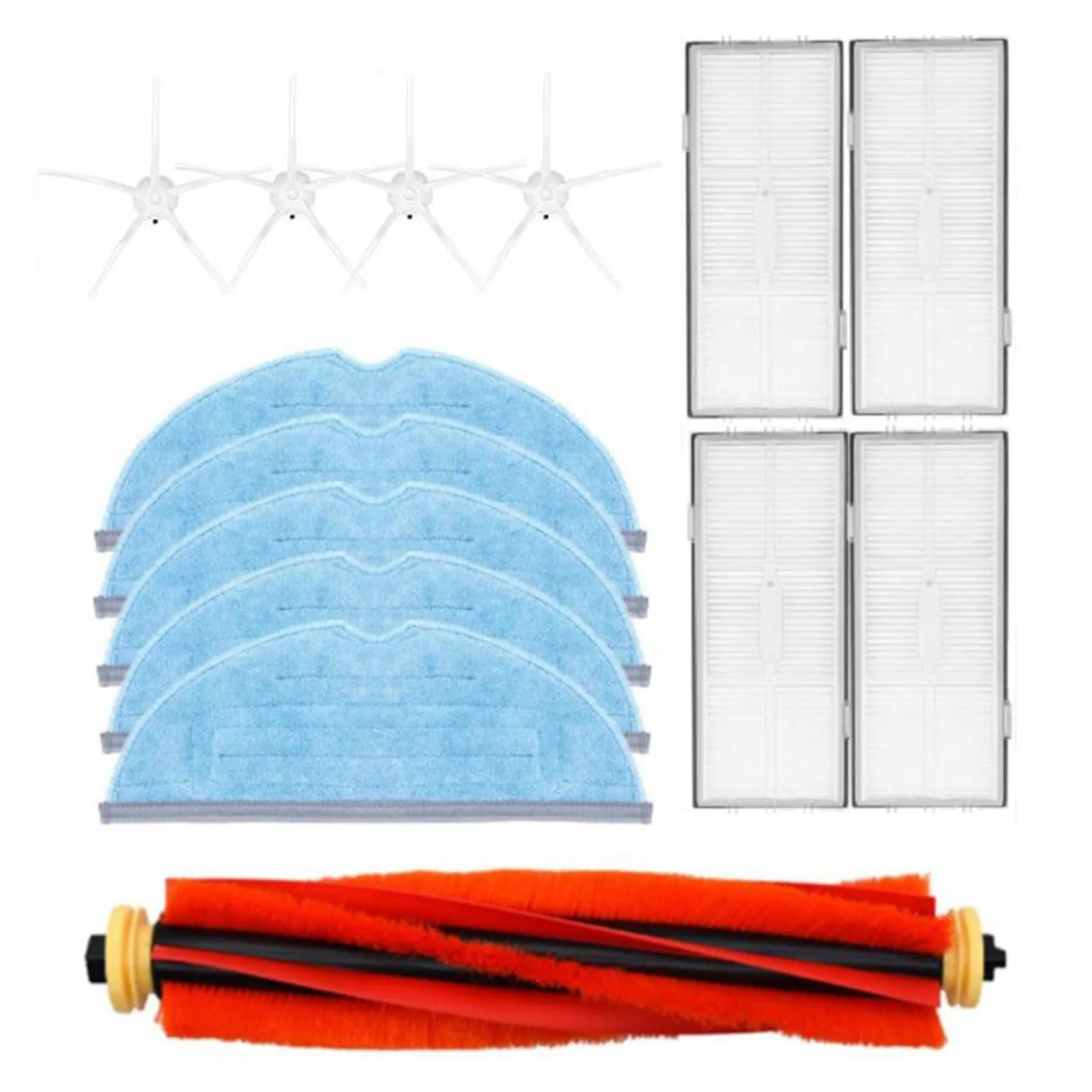 

Для Roborock S7 T7 T7Plus моющийся фильтр Съемная основная щетка для швабры тканевая боковая щетка