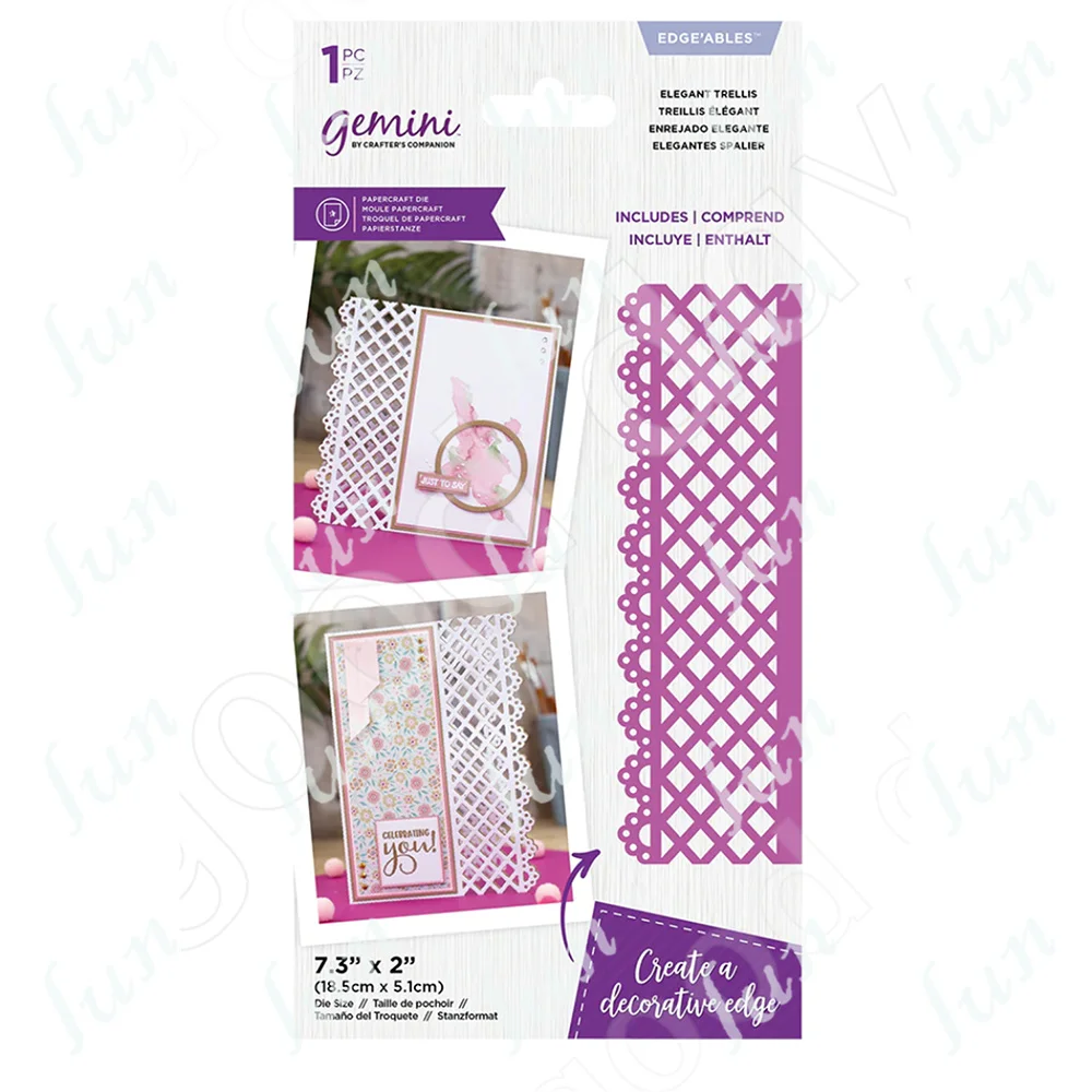 

2022 New Paper Craft Metal Cutting Dies Elegant Trellis Molds Diy Scrapbooking Diary Greeting Card Decoration Embossing Template