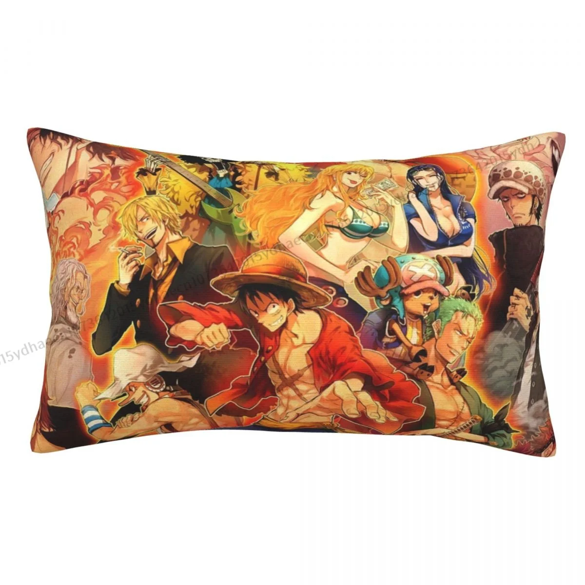 

Luffy Team Pillow Case One Piece-s Cushion Covers Home Sofa Chair Decorative Backpack Covers