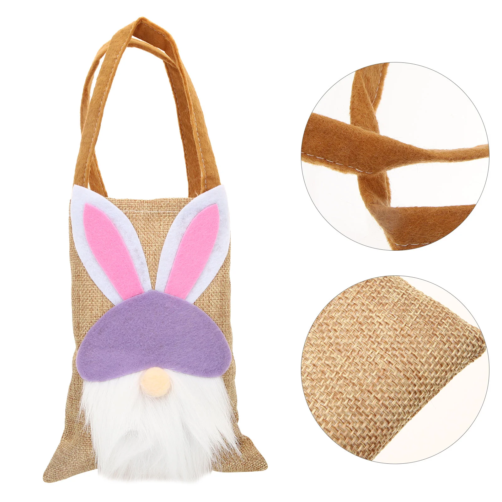 

Easter Gift Treat Tote Candy Kids Bunny Party Favor Cookie Basket Baskets Egg Wrapping Box Packing Decorative Pouches Pouch