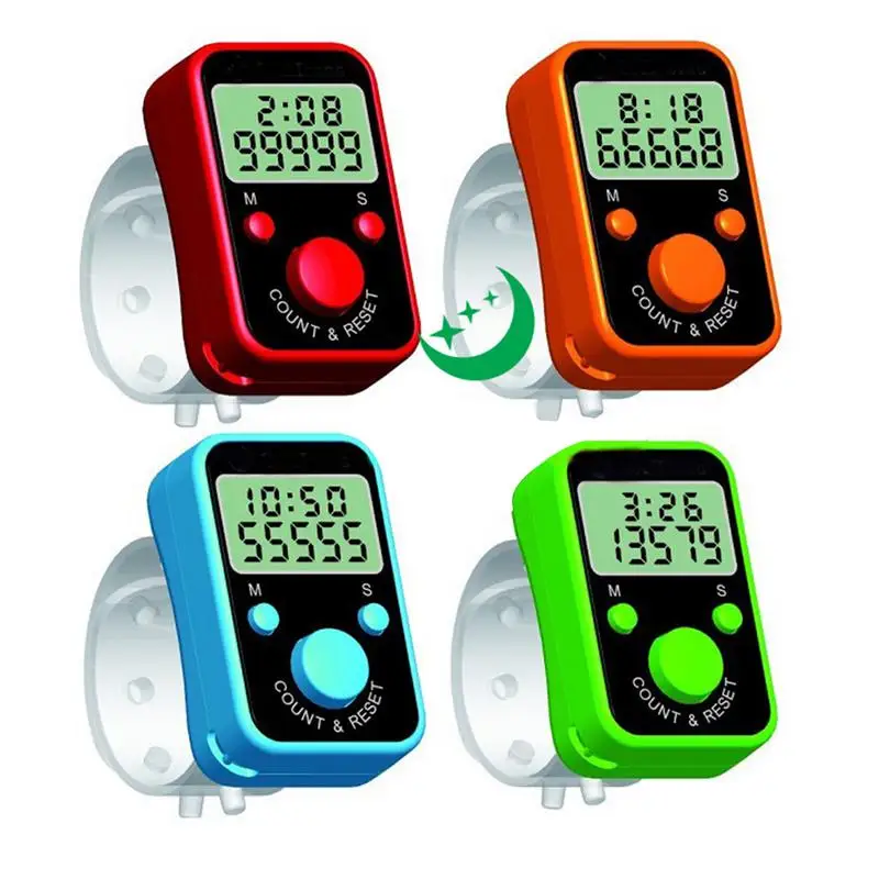 Ручной счетчик Clicker на палец ручное кольцо электронный для гольфа номера шитья