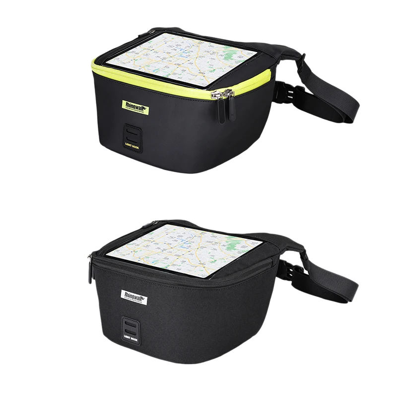 

Сумка на руль для электрического скутера Rhinowalk, л, чехол для телефона с нажимным экраном для мотоцикла, передняя сумка для электровелосипеда