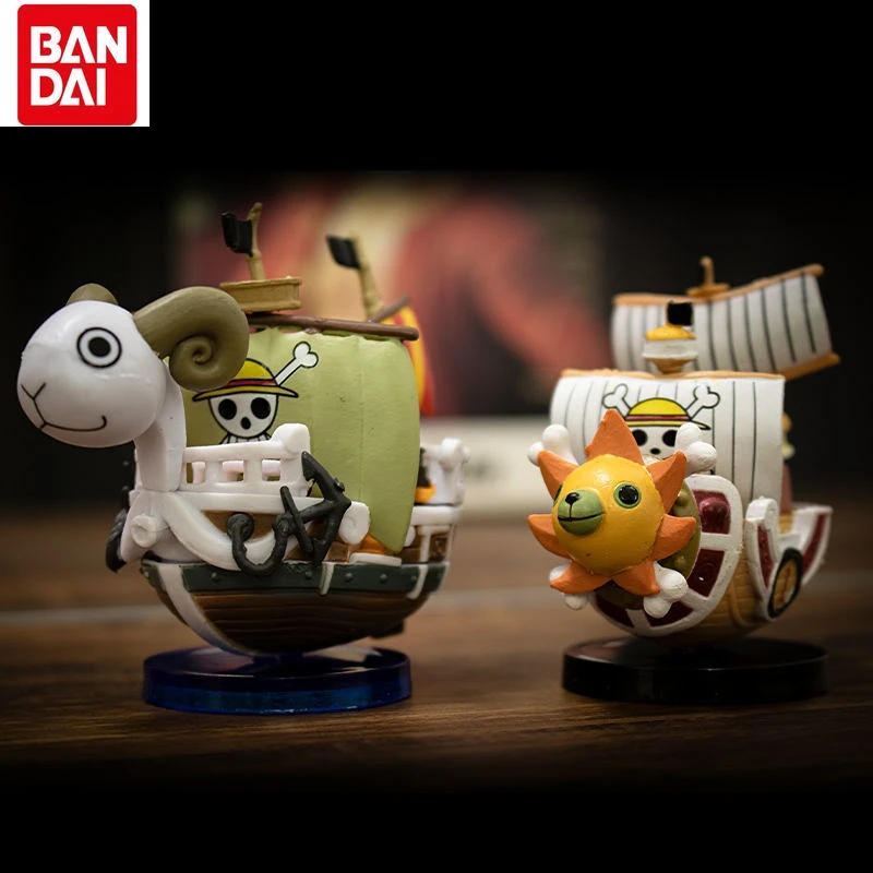 

Bandai One Piece Figure Model GarageKit Pirate Ship Cartoon Image Animation Anime Peripheral Mini Ornament Children's Toys
