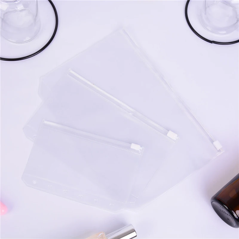 

3PCS/lot Transparent Cosmetic Bag Travel Makeup Case Women Zipper Make Up Bath Organizer Storage Pouch Toiletry Wash Beaut Kit