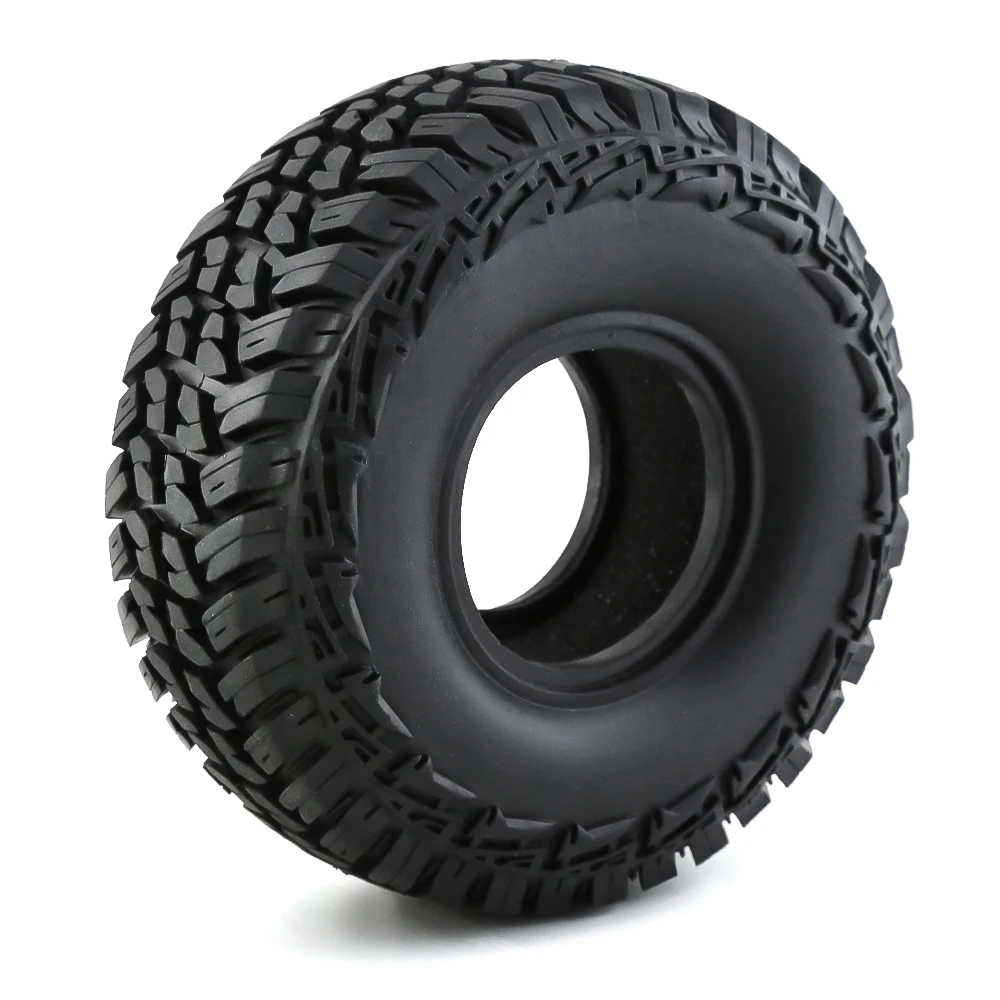 

2PCS/4PCS 120MM 1.9" Rubber Rock Tyres Wheel Tires for 1:10 RC Crawler Car Axial SCX10 90046 AXI03007 Traxxas TRX4 Redcat Gen8