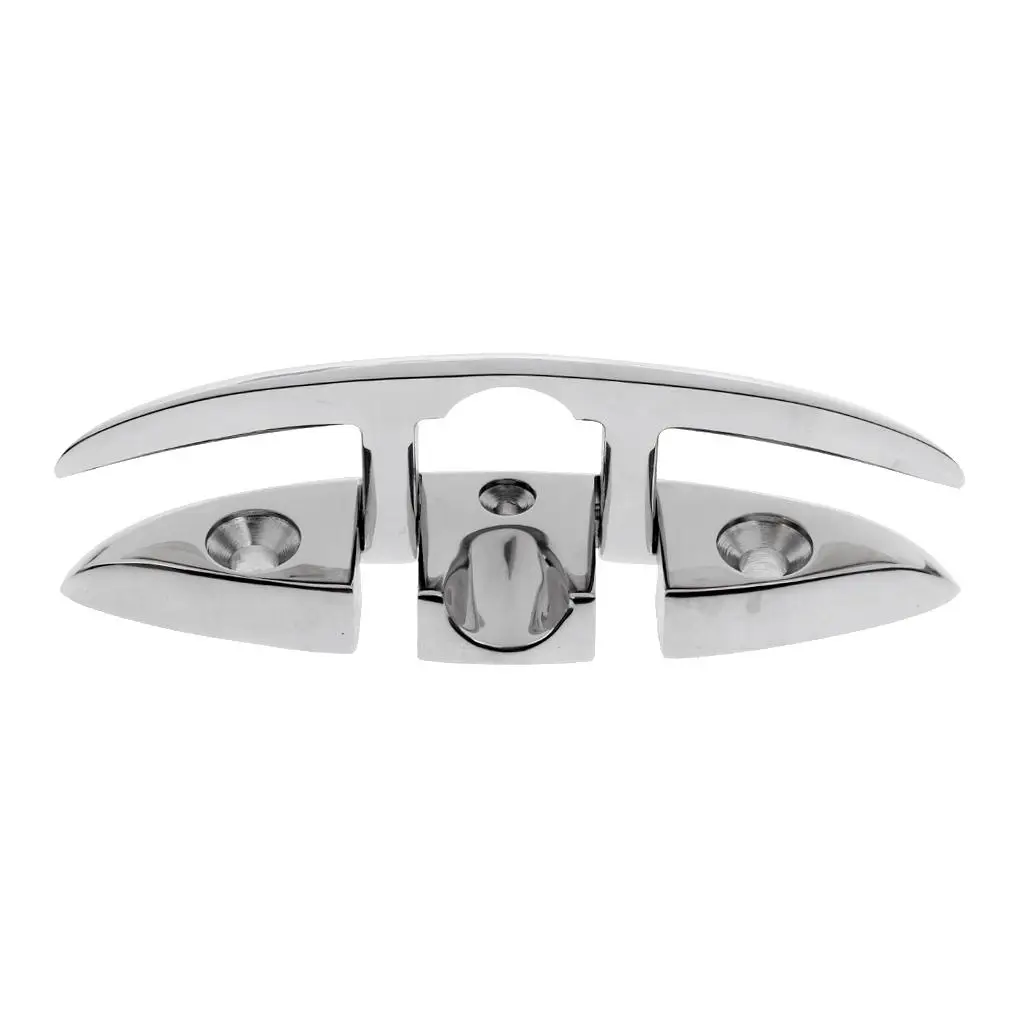 

155mm 6'' 316 Stainless Steel Cleats- Marine Boat Yacht Sailing